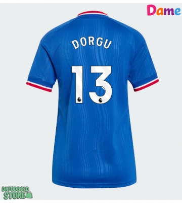 Manchester United Patrick Dorgu #13 Replika Udebanetrøje Dame 2026-27 Kortærmet